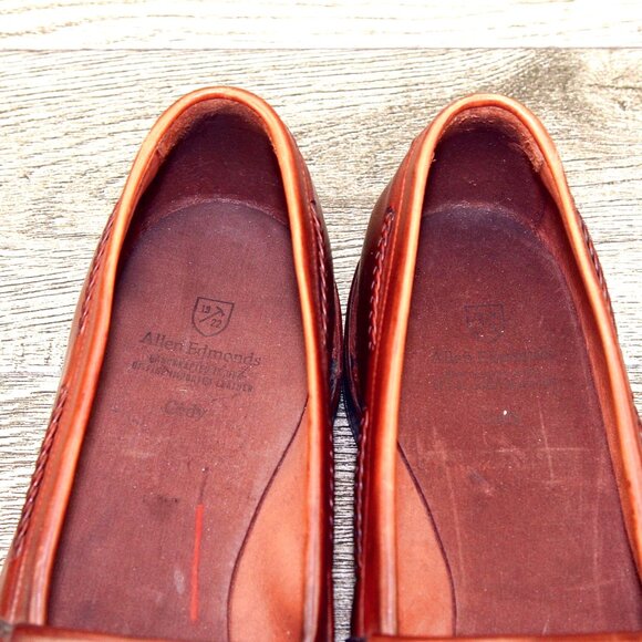 * NIB * $395 Allen Edmonds CODY Dress Loafer 14 B Narrow Chili * add $15 Trees main image 11
